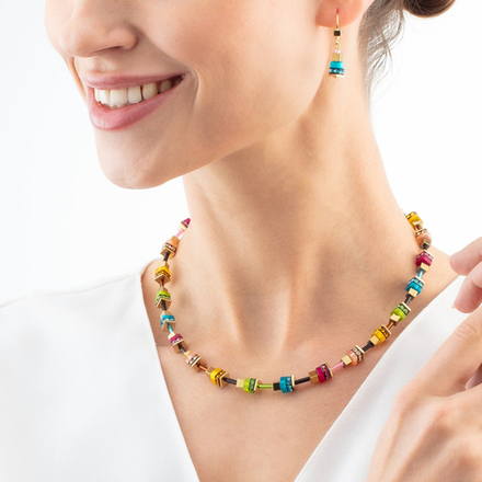 Колье Coeur de Lion Boho Sunset Cube 4413/10-1516
