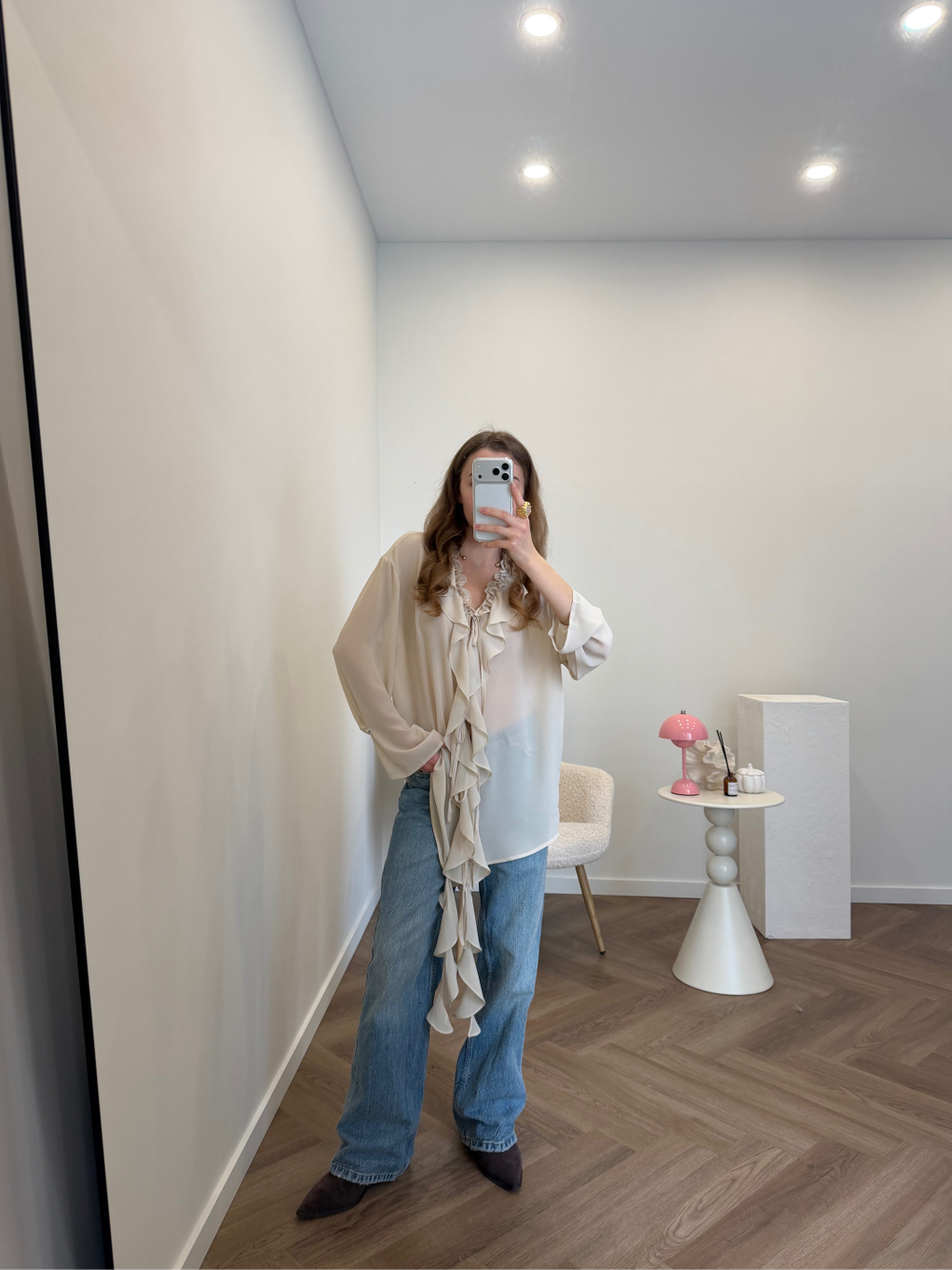 Блуза Flow молочный