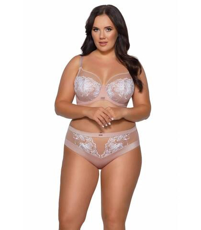 Бюстгальтер Fiorella с мягкой +size чашкой (Размер: 80K) (Цвет: грязно-розовый)