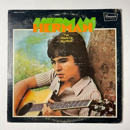 Винтажная виниловая пластинка LP Herman Adelsohn I've Made Up My Mind (USA 1970)