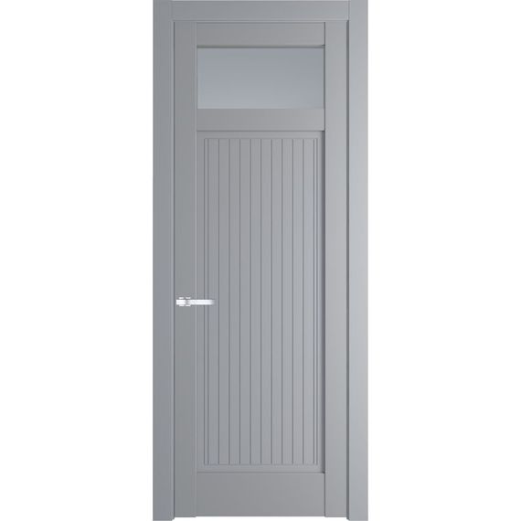 Межкомнатная дверь эмаль Profil Doors 3.3.2PM смоки остеклённая