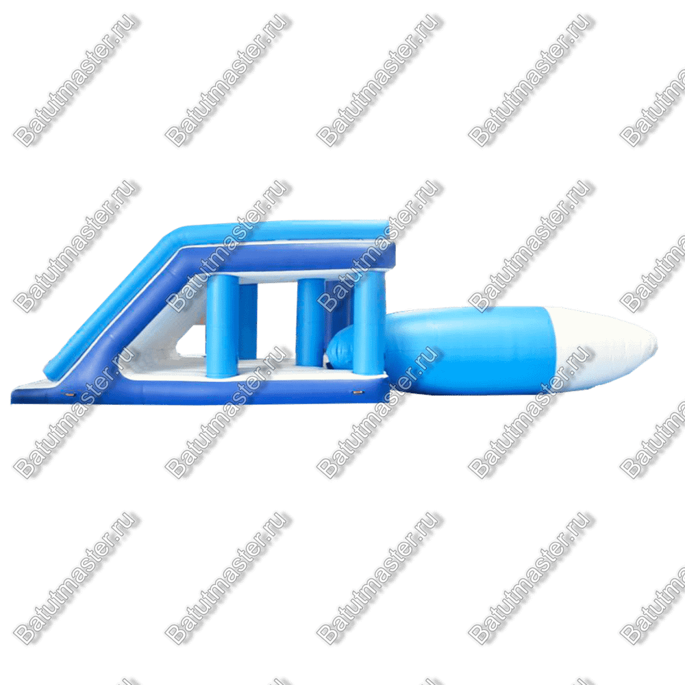 Катапульта Блоб с вышкой «Синий полёт» 4×3×3 м, блоб 6×2 м