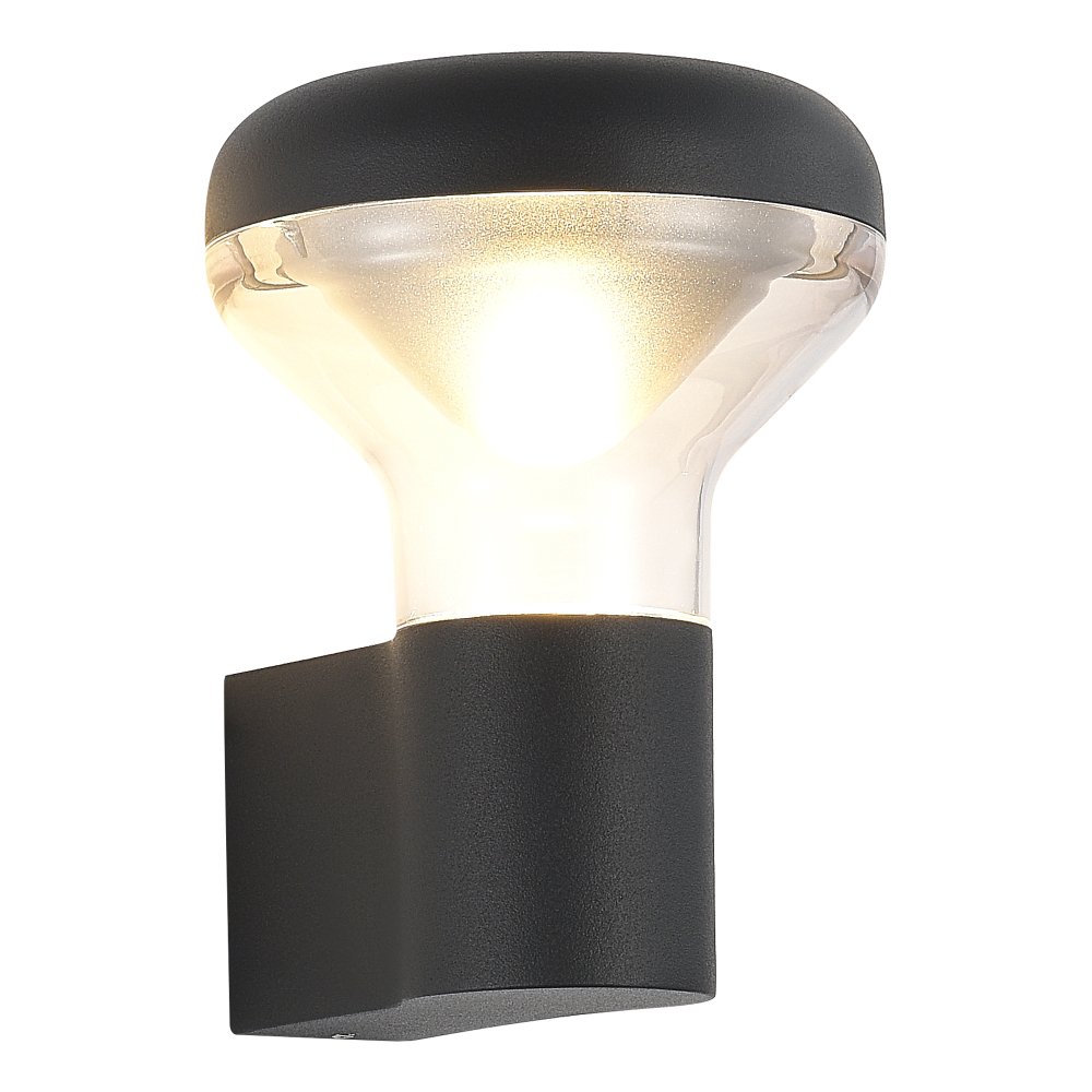 SL9541.701.01 Светильник настенный ST-Luce темно-серый/прозрачный LED 1*6W 3000K