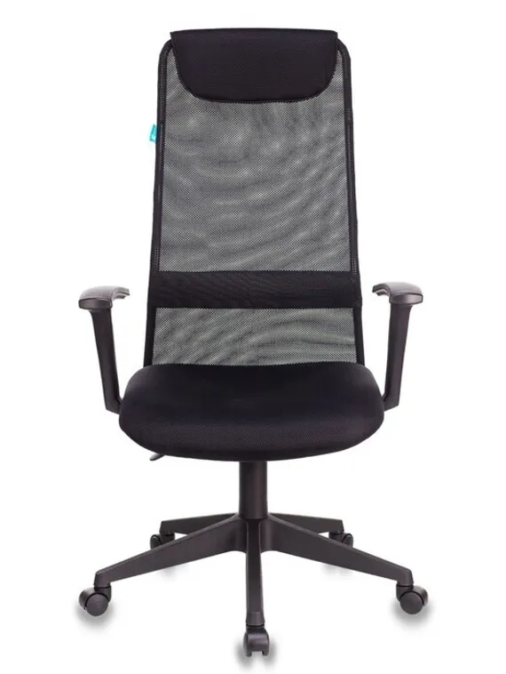 Кресло руководителя  Бюрократ, черный, спинка сетка, KB-8N/BLACK, TW-01 TW-11