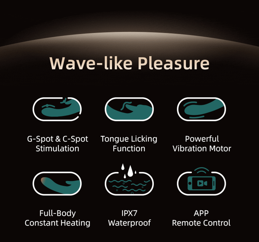 Черный вибратор-кролик 24,6см с функцией вылизывания и нагревом Zalo Ares G-Spot Rabbit Vibrator Obsidian Black