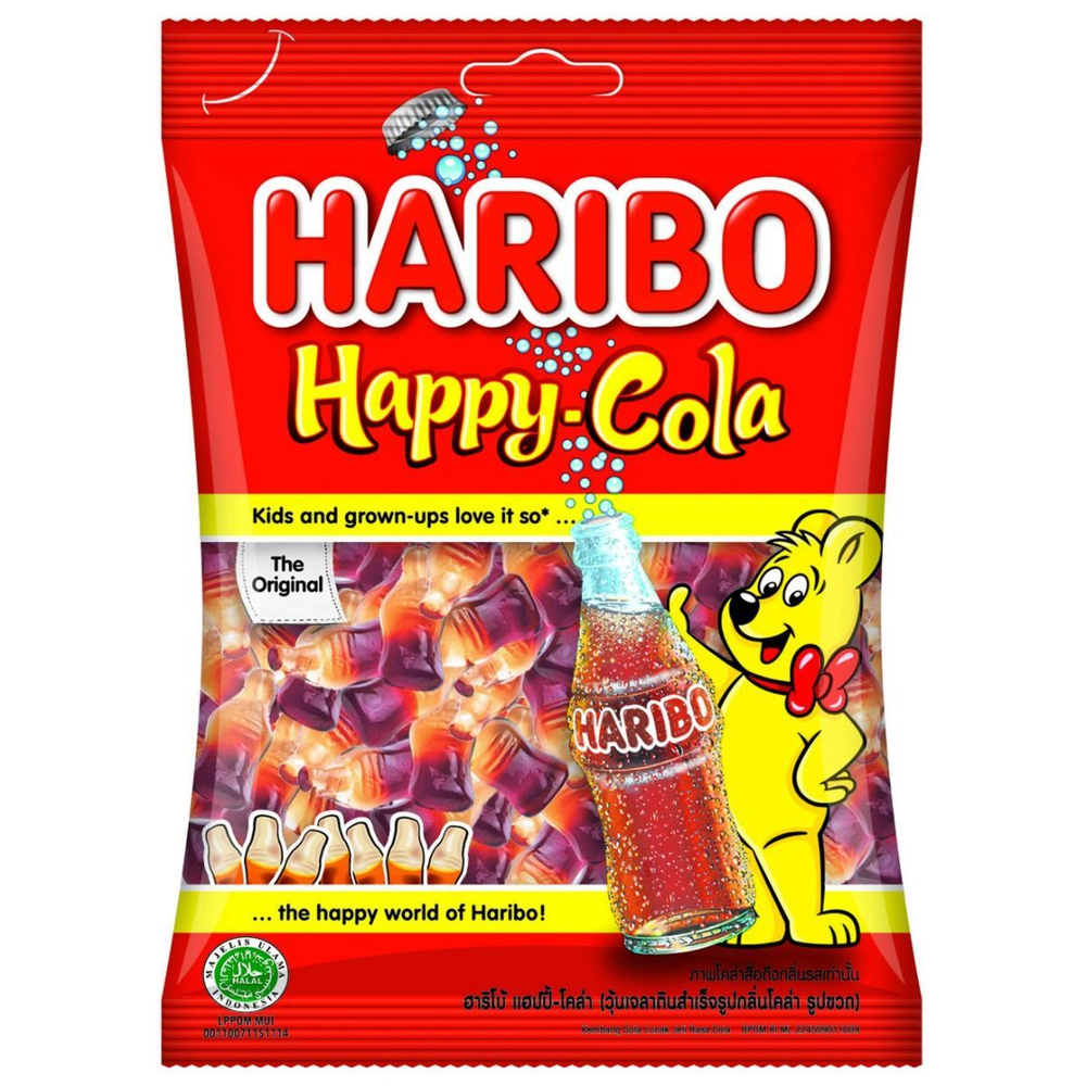 Жевательный мармелад HARIBO (Happy-Cola ) Веселая Кола 80гр