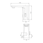 Смеситель для раковины сенсорный Raglo R51.17, хром