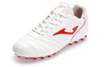 Children's JOMA Homer aguila round head lace-up non-slip wear-resistant wrapping low-cut children's football shoes white and red