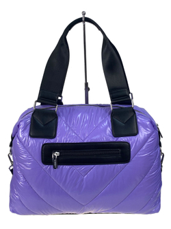 Стильная женская сумка-шоппер из водоотталкивающей ткани, цвет сиреневый