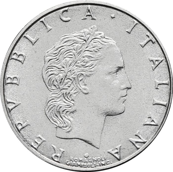 50 лир 1990-1995 Италия XF