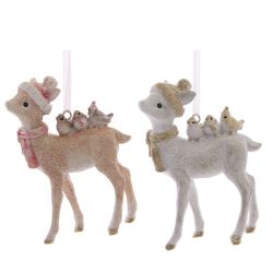 GAEM Украшение новогоднее "Олень", L6 W2,5 H9 см, 2в.