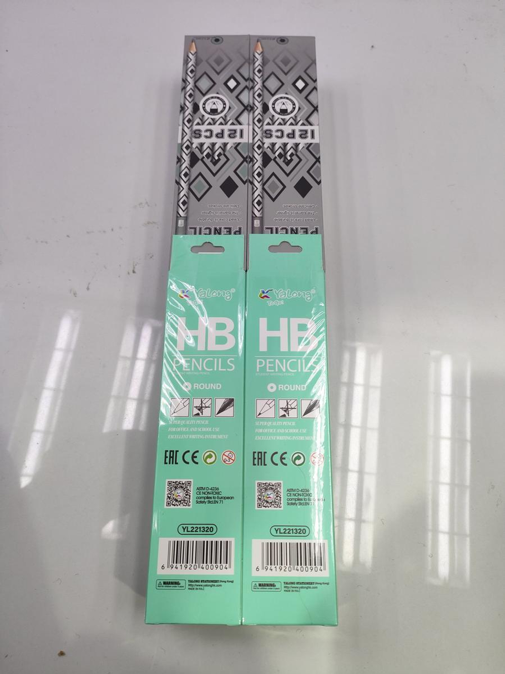 Карандаш ч/г "Mint gold" круглый с ластиком