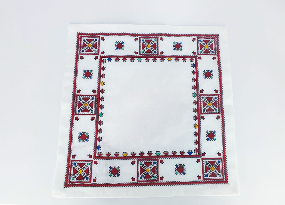 Салфетка с чувашской вышивкой