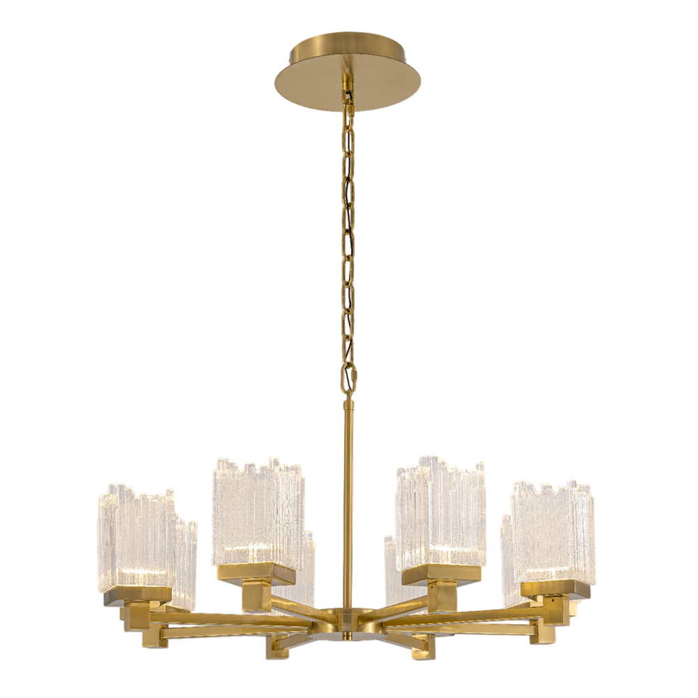 Подвесной светильник MD25020403-8A2 Satin gold, LED/39.8W, 3000K dimmable