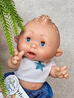 Пупс Nines 26см PEPOTE с закрывающими глазками (N814D)