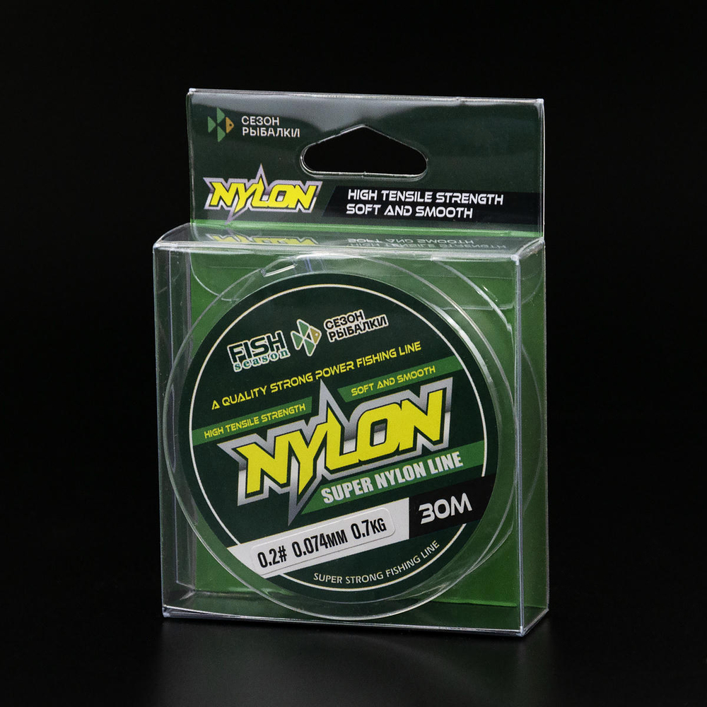 Леска монофильная Fish Season Nylon 30м (прозрачная)