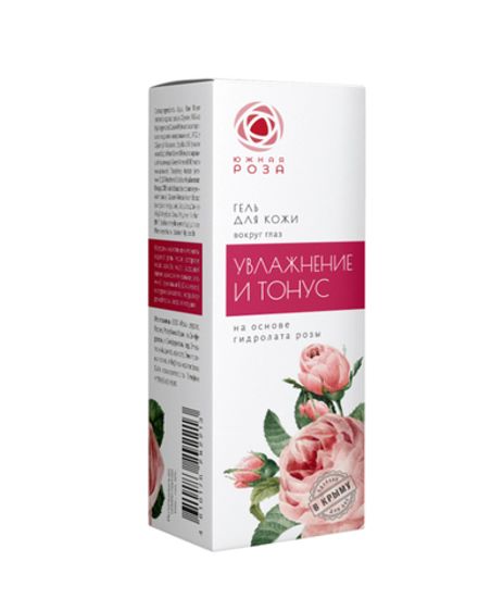 Гель вокруг глаз "Увлажнение и Тонус" на основе гидролата розы