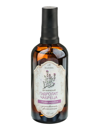 Гидролат Чабреца для лица и волос, 100 мл, Kleona