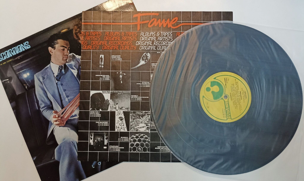 Винтажная виниловая пластинка LP Scorpions Lovedrive (Germany Fame 1983 )
