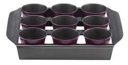 Стартовый набор Tefal Creabake J304SS04 поднос-держатель + 9 форм Muffin +  3 формы