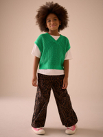 Жилет вязаный для девочки Next E25-074, Зеленый