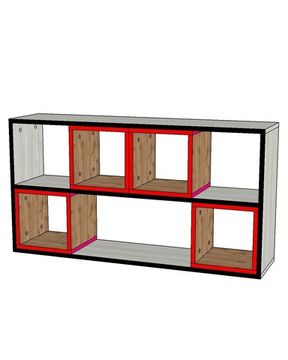 Шкаф АРТ-ЛАВОРО /1032*548*250/ сосна астрид / лайм