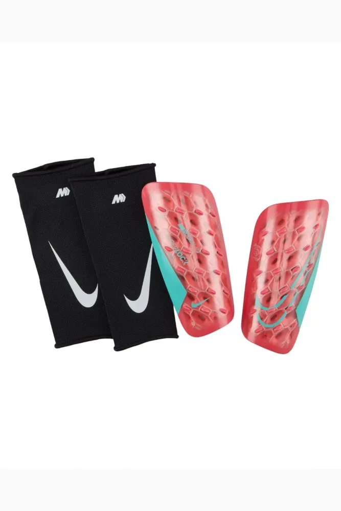 Футбольные щитки Nike Mercurial Lite SuperLock - красный