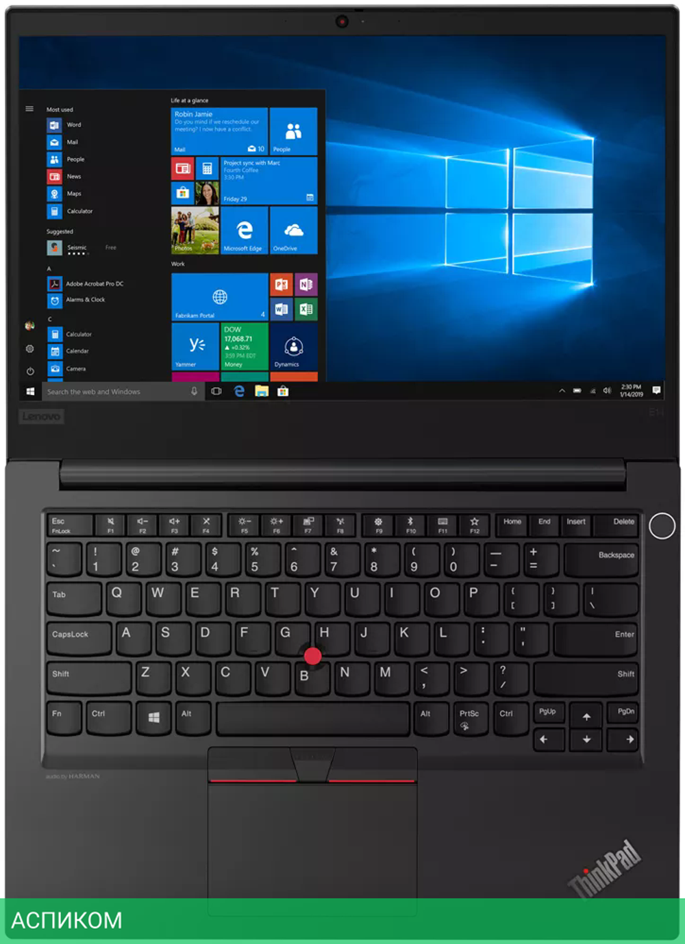 Ноутбук Lenovo ThinkPad E14 (20RA000XRT)