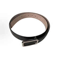 Кожаный ремень Gucci Black Signature Leather Belt