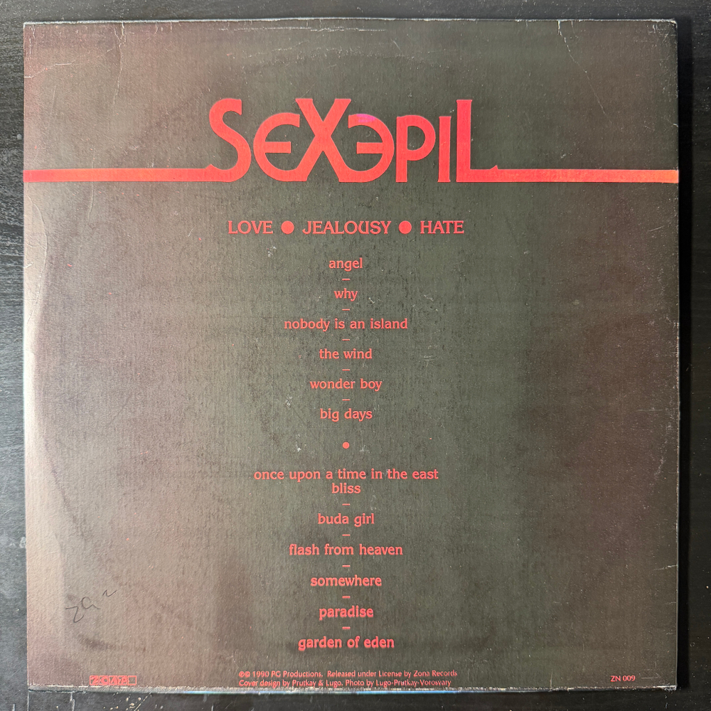 Виниловая пластинка Sexepil – Love Jealousy Hate LP