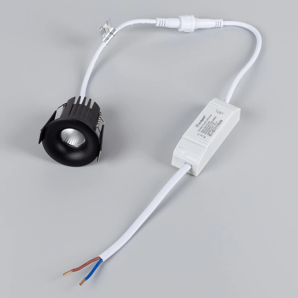 Светильник MS-FOGGY-BUILT-R45-5W Warm3000 (BK, 36 deg, 230V) (Arlight, IP54 Металл, 5 лет) 044633