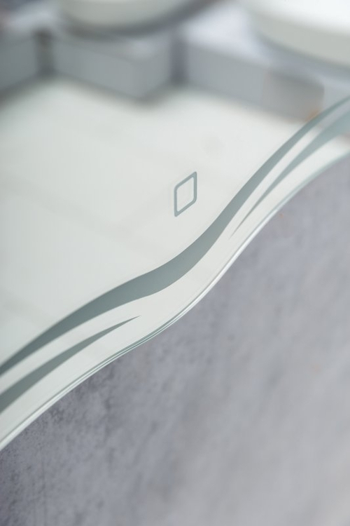 Зеркало BelBagno SPC-OND 60 с сенсорным выключателем с подсветкой