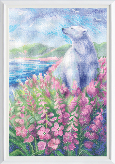 "Арктическое лето"-M972 вышивка