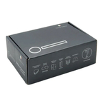 Ручка дверная Code Deco, H-22105-A-BLM, 28227, раздельная, черная, алюминий