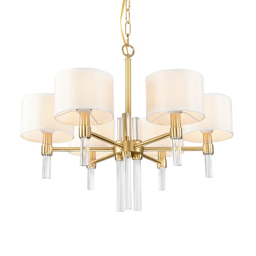 Люстра 8009P-6 gold
