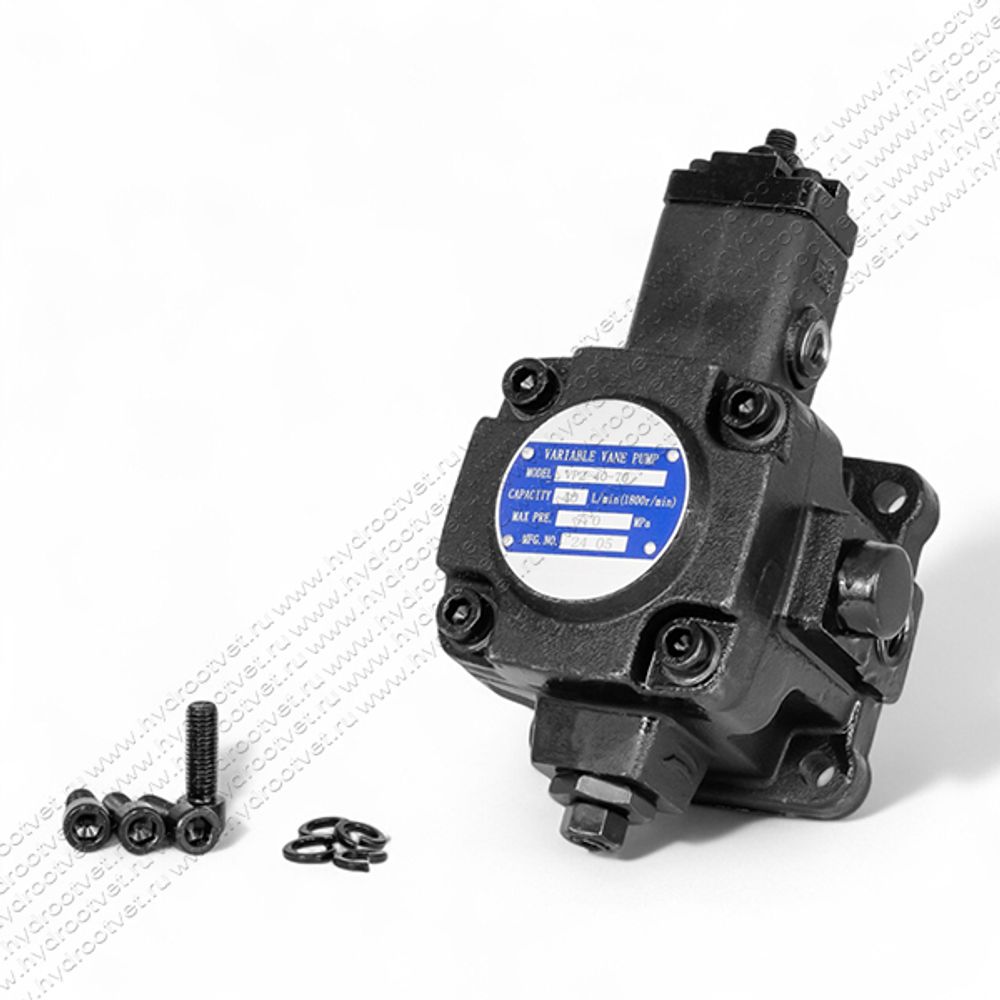 VP2-40-70 - Пластинчатый регулируемый насос, с рабочим объемом 22,2 см3, диапазон регулировки давления 50-70 бар, аналог насосов PVE-023PC3-R90B/30N и PVT-322/70