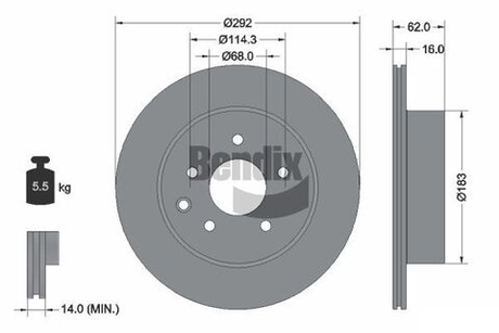 BENDIX Braking - BDS1207