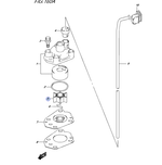 Крыльчатка помпы Suzuki DF2.5 (17461-97J10-000)