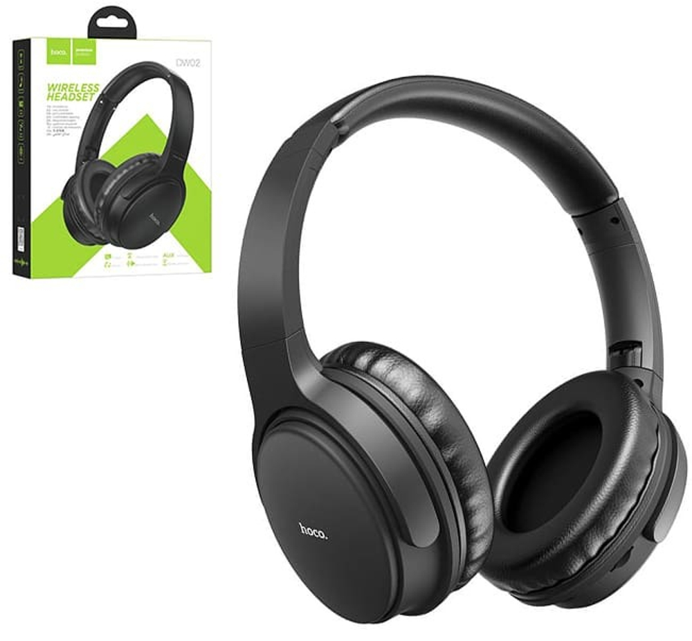 Полноразмерные Bluetooth наушники HOCO DW02 (черный)