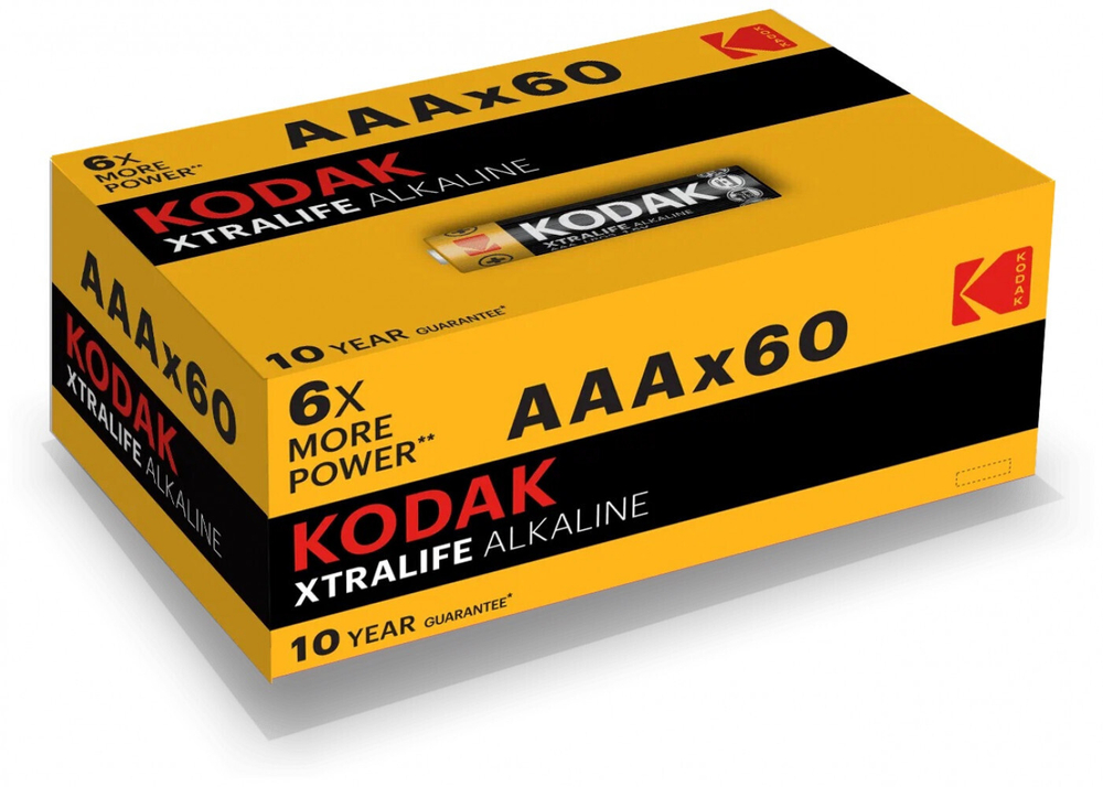 Элемент питания Kodak XTRALIFE LR3 Box60 (комплект 60 шт)