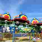 Быстрые американские горки «Молния», 5 кабин 10 мест, 22,5×11×3,2 м