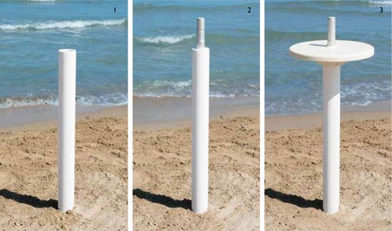 Опора со столиком для зонта Table