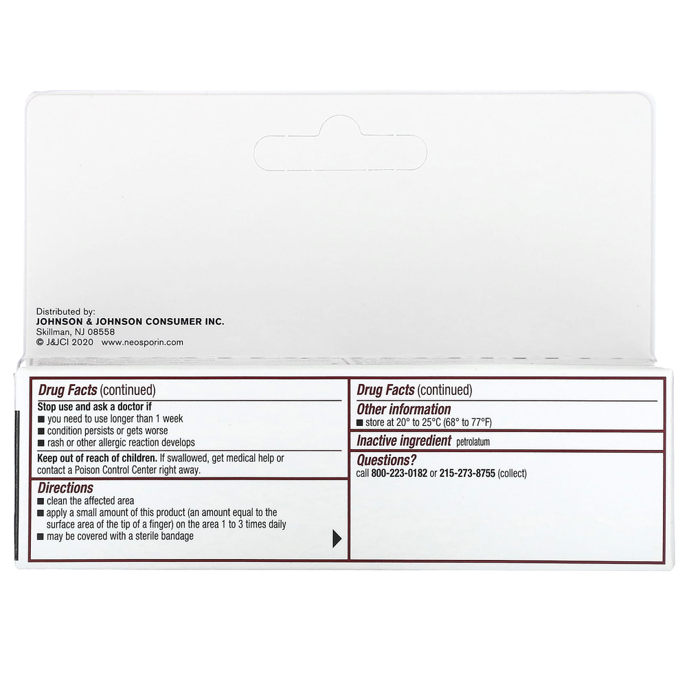 Polysporin, мазь с антибиотиками, 28,3 г (1 унция)