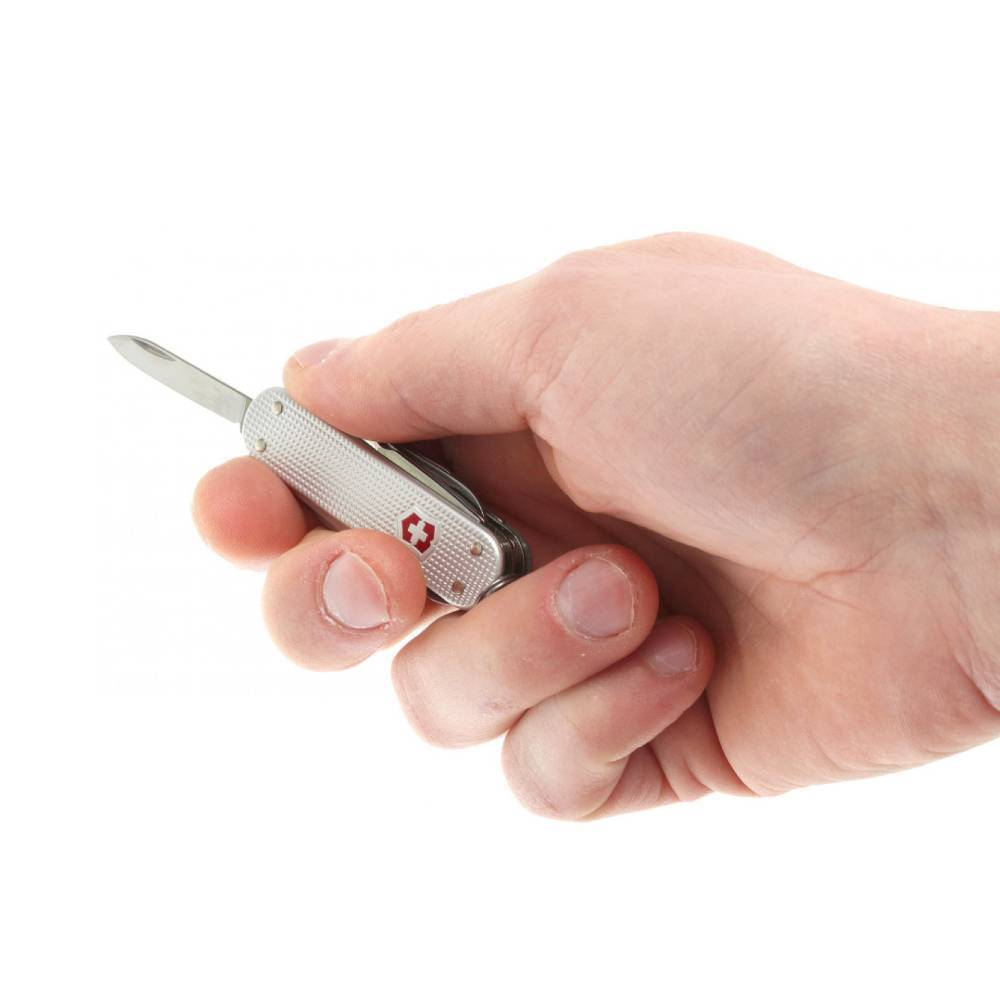 Нож перочинный Victorinox MiniChamp Alox (0.6381.26) 58мм 14функц. серебристый