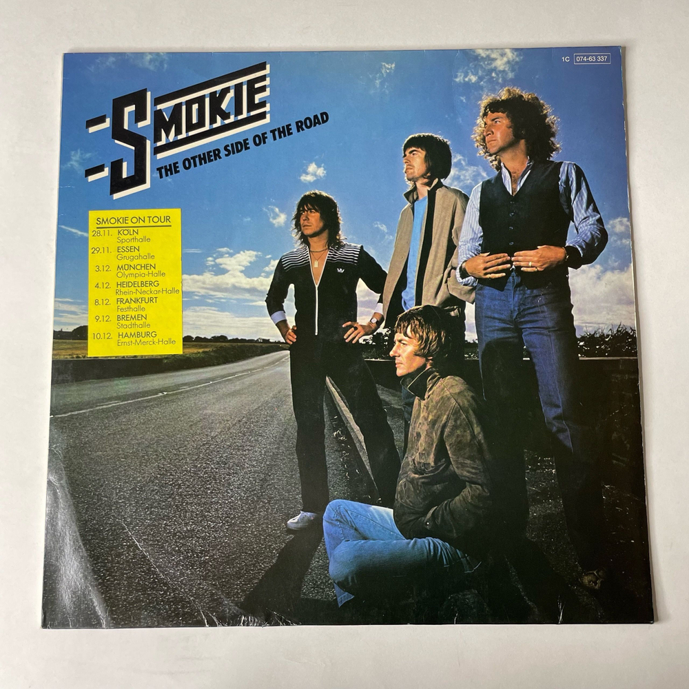 Винтажная виниловая пластинка LP Smokie Смоуки The Other Side Of The Road (Германия 1979)