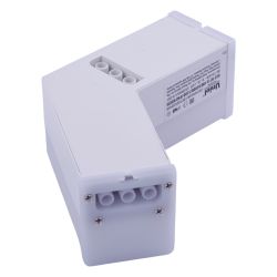 ULO-N11L-8W-6500K-120D IP40 WHITE Светильник светодиодный L-образный. Угол 120 градусов. Белый свет 6500K. 2000Лм. Алюминий. Цвет белый. TM Uniel