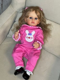 Кукла Реборн виниловая 55см в пакете (FA-315)