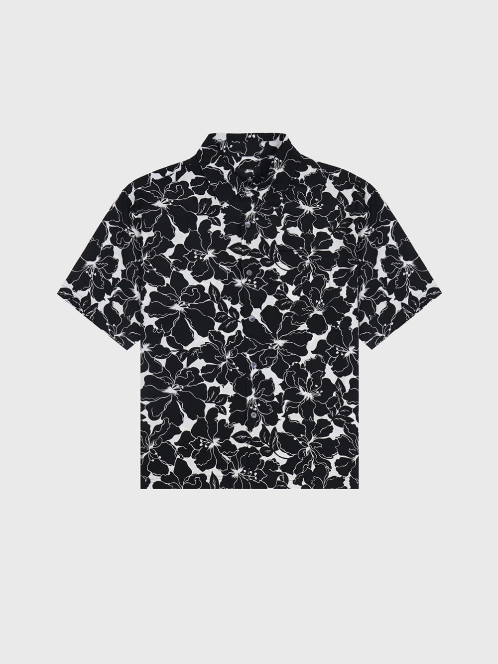 Рубашка Stussy Floral Hawaiian Black