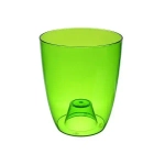 Кашпо ОРХИДЕЯ D125мм Зеленый прозрачный 0,15,126х0,126м (комплект 24 шт)