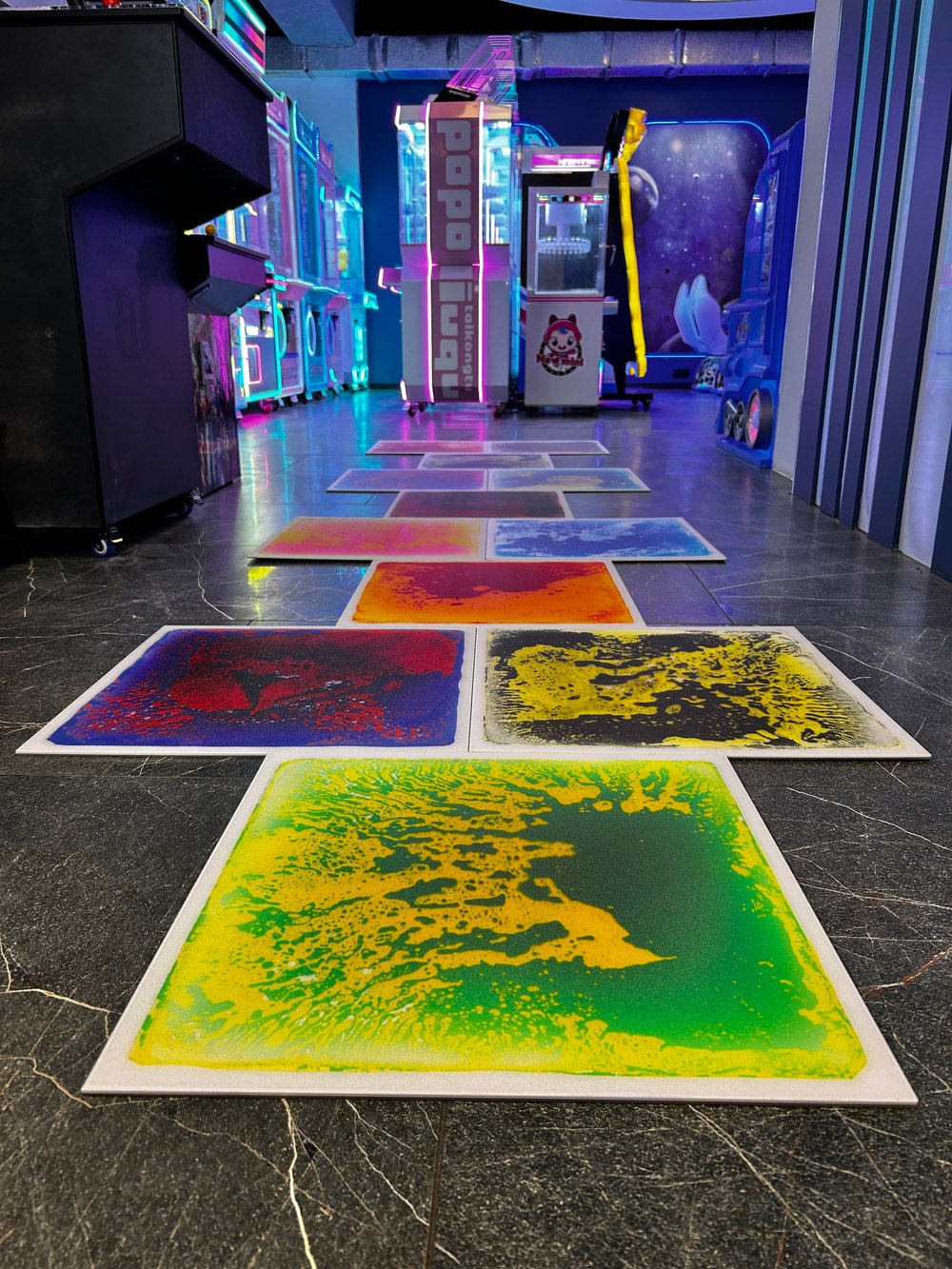 Плитка "Живой пол Клякса"